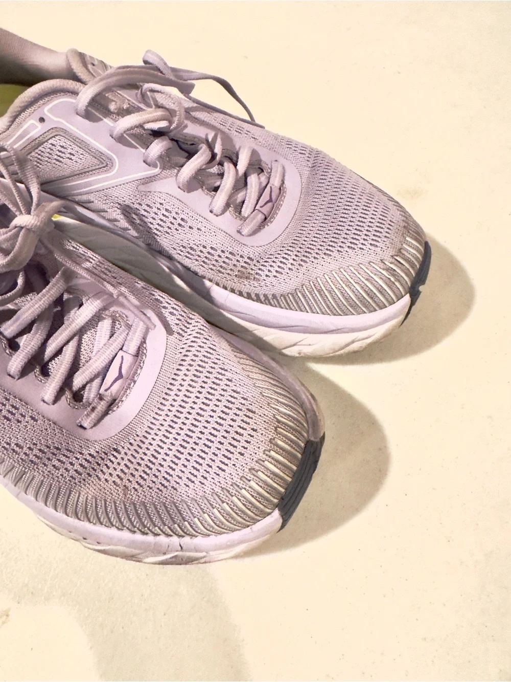 Hoka One One Bondi 7 Lace Up Cushioned Running Shoes Purple Size 10